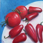 Tomatoes and Peppers